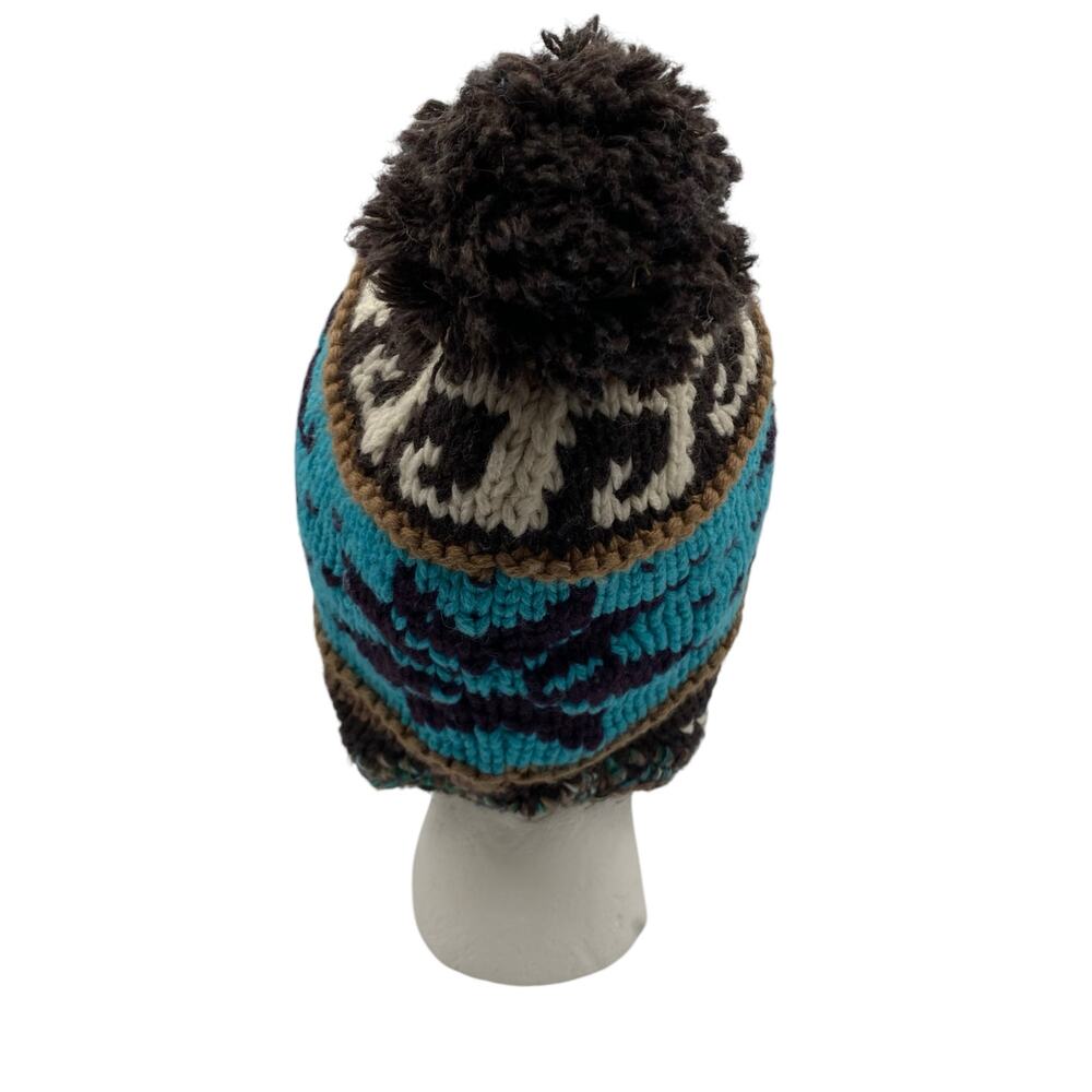 American Eagle Outfitters Trapper Hat Wool Blend Fleece Lined Fair Aisle OS - Picture 5 of 9